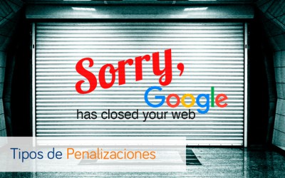 Tipos de penalizaciones de Google