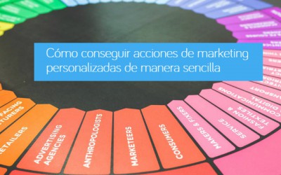 Cómo conseguir acciones de marketing más personalizadas de manera sencilla